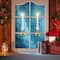 Single Light Window Candles with Remote and Timer - 10" - White - Set of 6